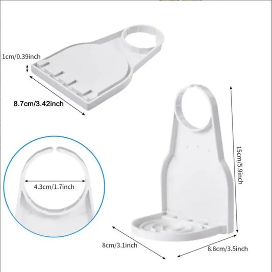 Laundry Detergent Cup Holder, 2pcs Count Foldable Detergent Drip Catcher, Durable Leak-proof Laundry Detergent Cup Holder, Household Essentials, Storage Organizer, Bathroom Gadgets