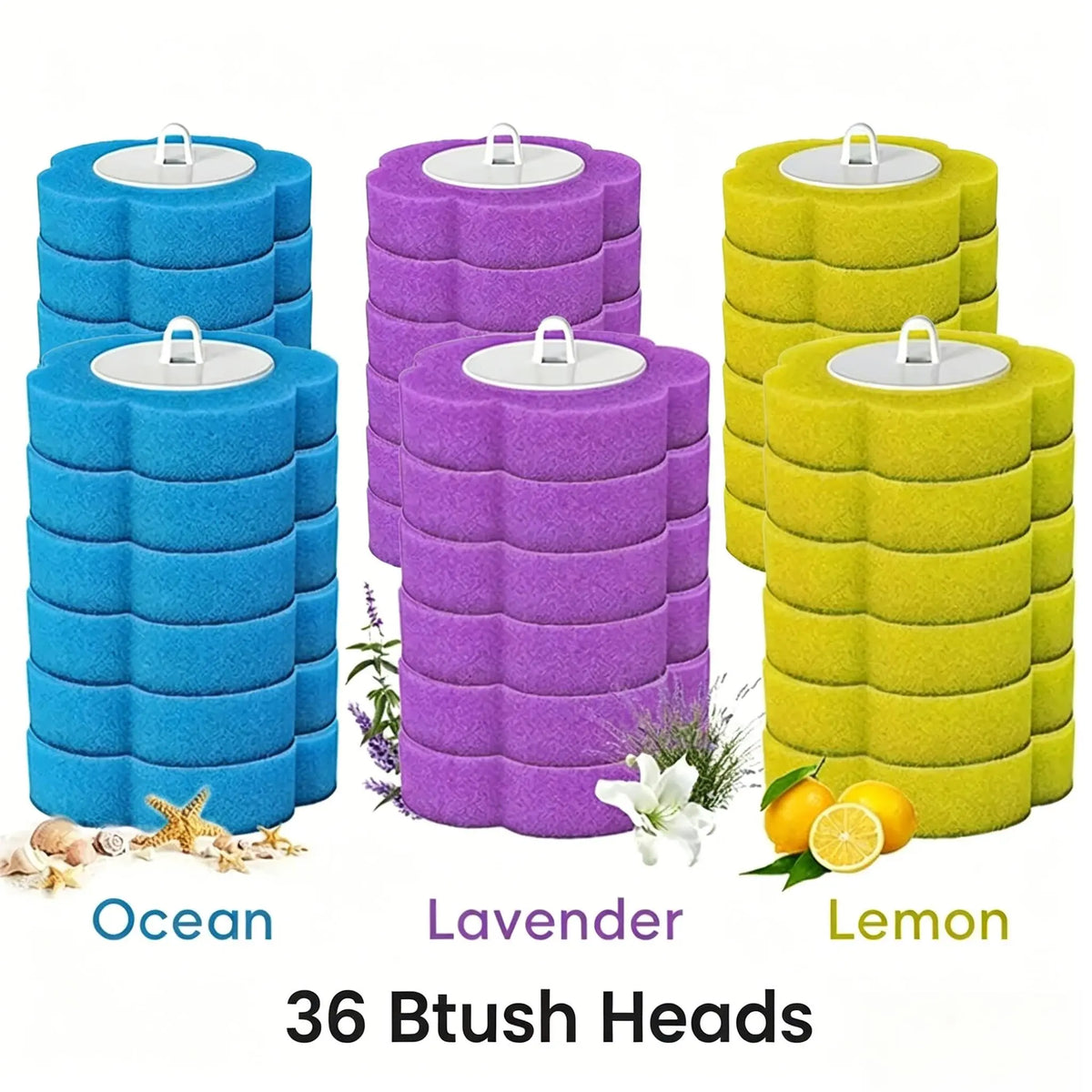 Disposable Toilet Brush, Complete Toilet Bowl Wand & Holder Set, 24PCS Cleaner Refills Included, Wall-Mount Design, Ideal for Household Bathroom Deep Cleaning,sohochic