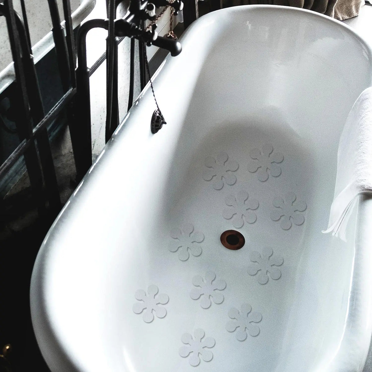 Snowflake Pattern Bath Sticker, Anti-slip Bath Sticker, Self-adhesive Bath Paper for Bathroom, Shower, Swimming Pool, Bath Tub Accessories, Bathroom Decor Supplies, Bathroom Decoration Accessories