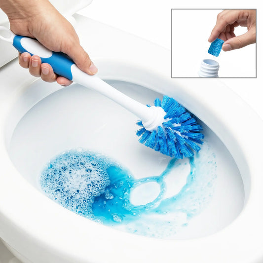 Lola 500 Brushes Long Lasting Toilet Brush, Refillable Cleaning Capsule, Lasts up to 1 month per capsule