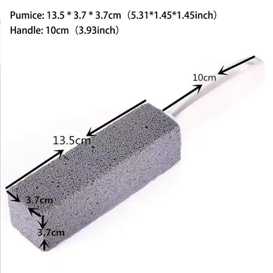 Floating Stone Toilet Cleaner Brush, Multi-Functional Bathroom Ceramic Scrubber, Removes Stubborn Stains, Rust, Water Marks, Home Use