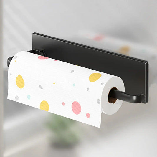 Multifunctional Kitchen Paper Towel Holder, Magnetic Self-Adhesive Wall Mount, Easy Installation, Modern Design, Kitchen Storage Accessories, Tissue Holder