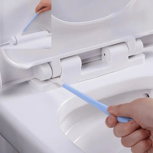 10-Pack Plastic Toilet Cleaning Brushes - Toilet Scrubber Brush, Toilet Wand, Disposable, Long Handle, Deep Crevice and Small Space Cleaners, Unrechargeable Sanitary Tools for Home Use, Bathroom Cleaning Tool, Toilet Brush Set