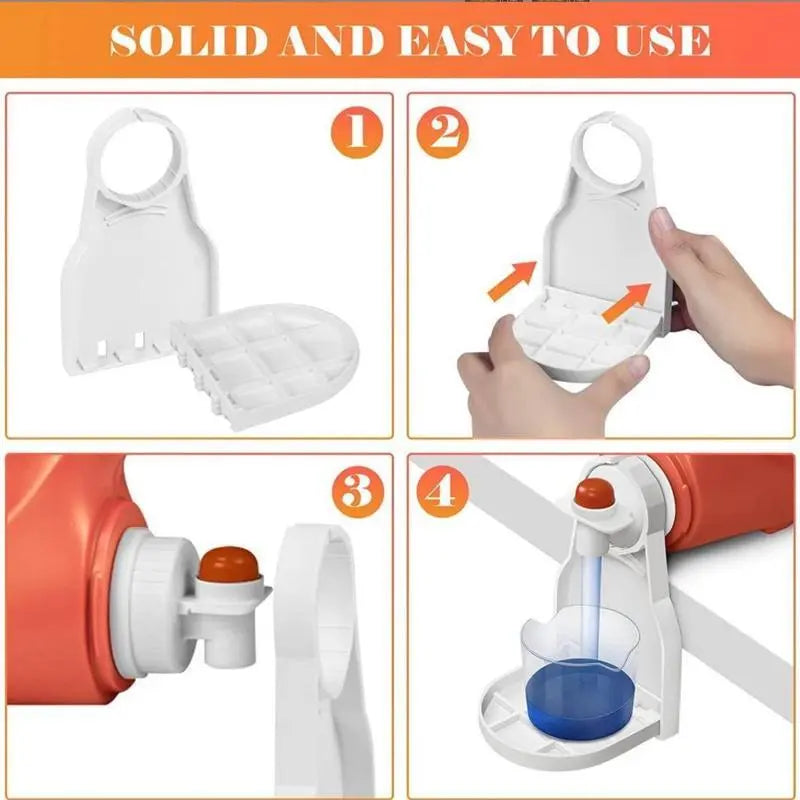 Laundry Detergent Cup Holder, 2pcs Count Foldable Detergent Drip Catcher, Durable Leak-proof Laundry Detergent Cup Holder, Household Essentials, Storage Organizer, Bathroom Gadgets