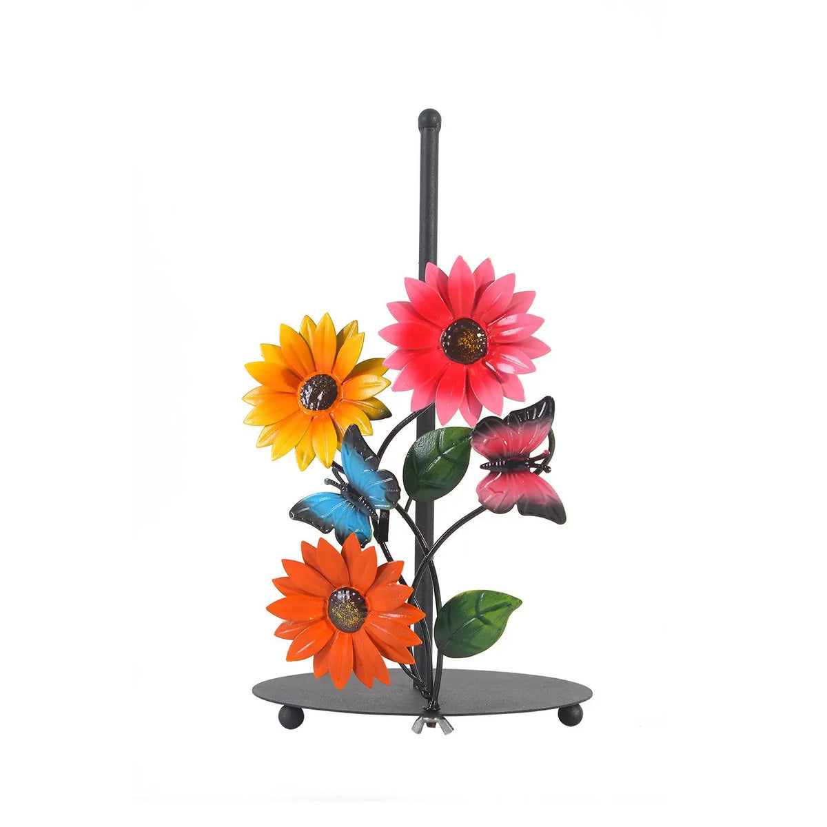 Sunflower Design Bathroom Tissue Holder, 1 Box Metal Tissue Roll Holder, Bathroom Tissue Storage Rack, Home Decor Supplies for Kitchen Bathroom, Organiser, Toilet Paper Holder, Bathroom Organizers, Bathroom Accessories