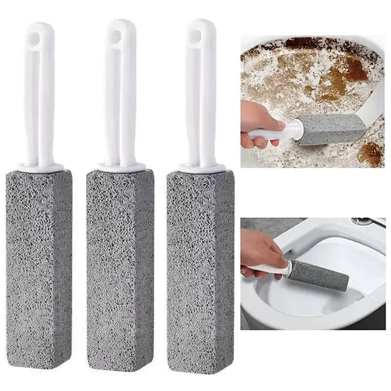 Floating Stone Toilet Cleaner Brush, Multi-Functional Bathroom Ceramic Scrubber, Removes Stubborn Stains, Rust, Water Marks, Home Use
