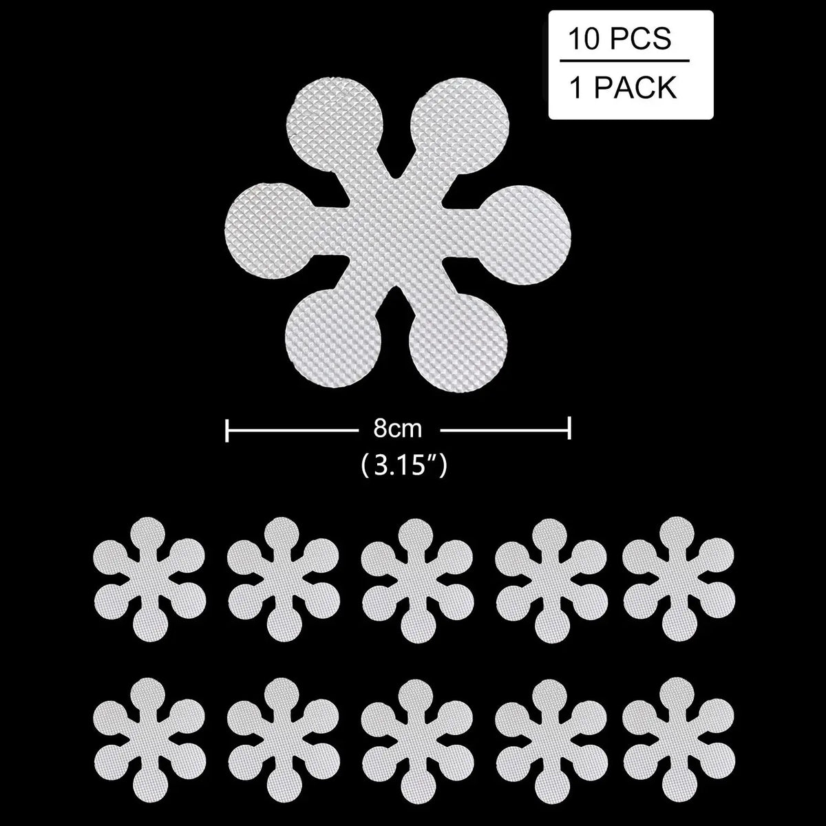 Snowflake Pattern Bath Sticker, Anti-slip Bath Sticker, Self-adhesive Bath Paper for Bathroom, Shower, Swimming Pool, Bath Tub Accessories, Bathroom Decor Supplies, Bathroom Decoration Accessories