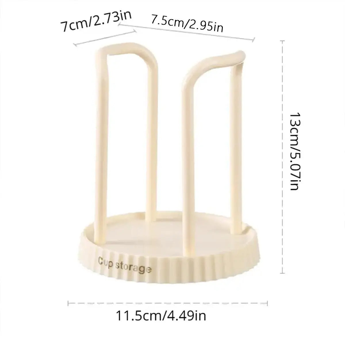 Cup Holder, 1 Count Multifunctional Cup Storage Rack, Disposable Cup Holder, Household Coffee Tea Cup Holder, Home Kitchen Supplies, Dispenser Bin