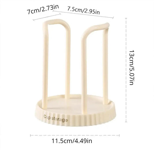 Cup Holder, 1 Count Multifunctional Cup Storage Rack, Disposable Cup Holder, Household Coffee Tea Cup Holder, Home Kitchen Supplies, Dispenser Bin