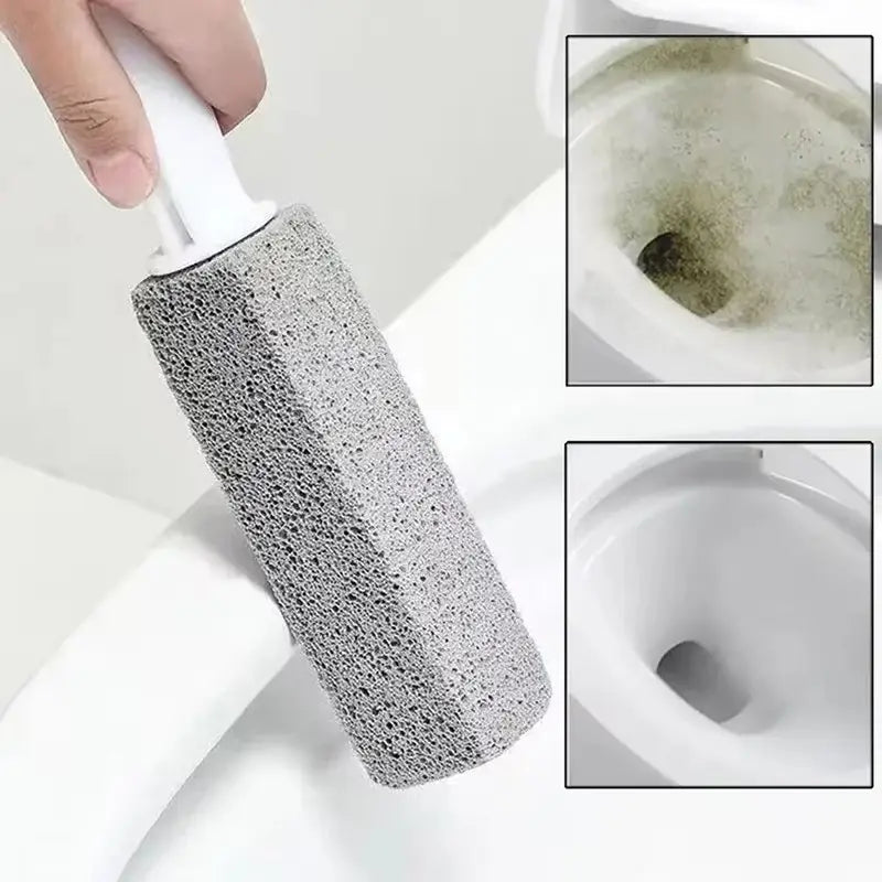 Floating Stone Toilet Cleaner Brush, Multi-Functional Bathroom Ceramic Scrubber, Removes Stubborn Stains, Rust, Water Marks, Home Use