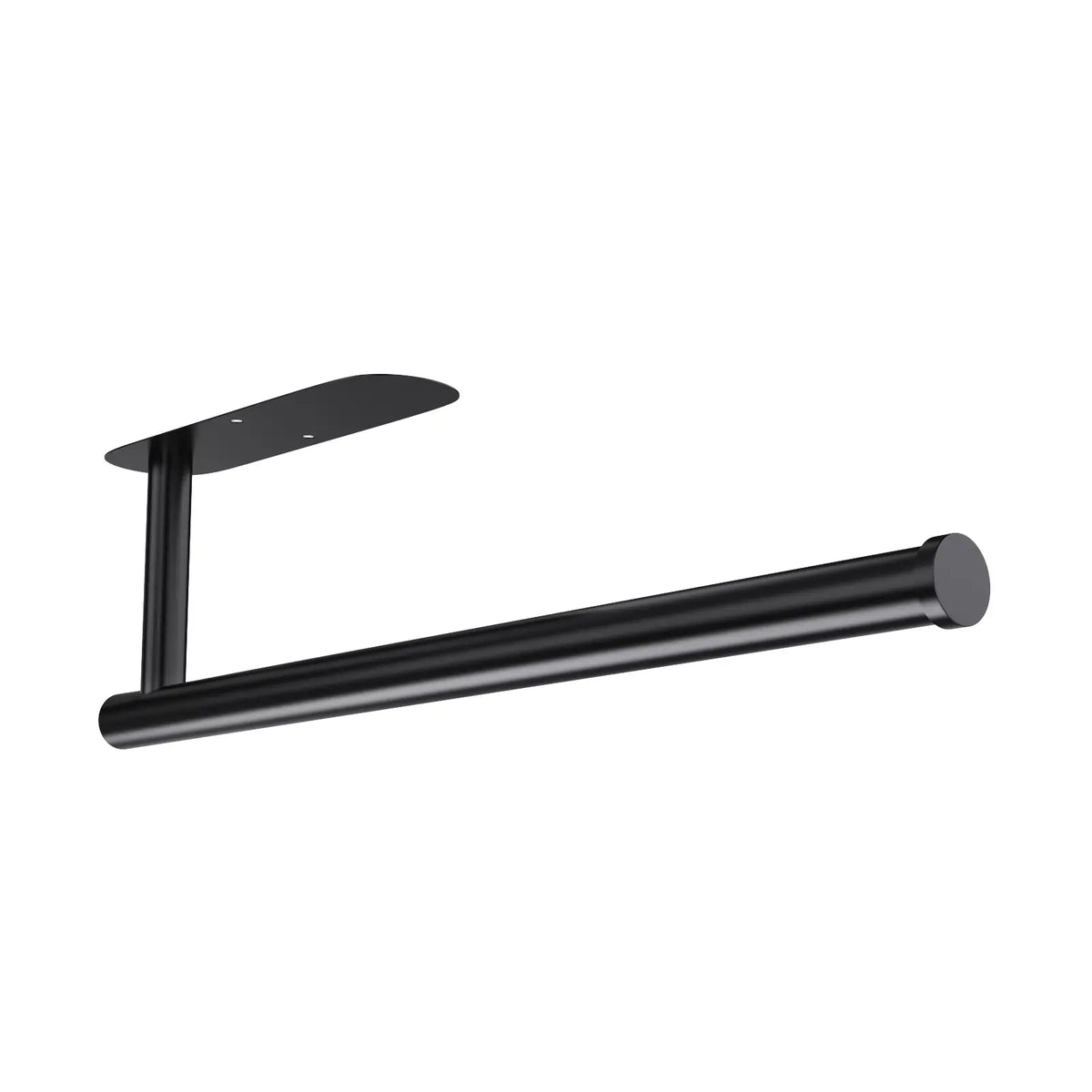 SZHLUX Paper Towel Holder, Self-Adhesive Paper Towel Holder Under Cabinet for Kitchen, No Drill Wall Mount-SUS304 Stainless Steel, Space-Saving, Easy Installation for Kitchen, RV & Bathroom-12.6’’ Towel Rack for Rolls, Plastic Wrap & More