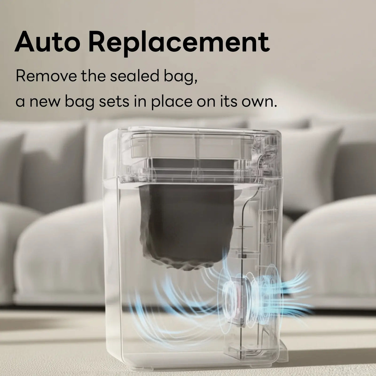 IntreLife 3.5 Gallon Smart Trash Can – Automatic Bag Sealing & Replacement, Motion Sensor Lid, Hands-Free Odor-Blocking Garbage Bin for Kitchen, Bathroom, Bedroom & Living Room (1 Refill Ring Included) Summervibes