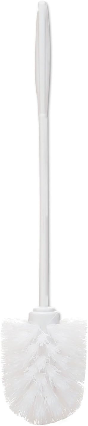 Rubbermaid Commercial 631000We Toilet Bowl Brush 14 1/2-Inch White Plastic