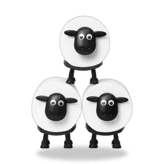 Fluffy Sheep Toilet Paper Organizer Funny Farmhouse Bathroom Decor Supplies, Cute Novelty Tissue Holder, Quirky Home Accessory Gift for Bathroom Gadgets, Bathroom Organizers, Toilet Accessory Bathroom Essentials Accessories