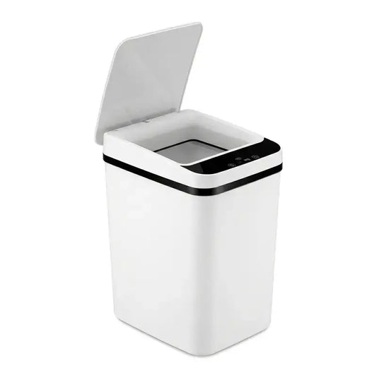 2-Pack 12L ABS Touchless Motion Sensor Automatic Trash Bin (23.5cm*15.5cm*30cm) - Slim Waterproof Bathroom Accessory, Trash Cans for Kitchen, Tightspace Fit, All Ages Home Use (Father's Day Gift),sohochic