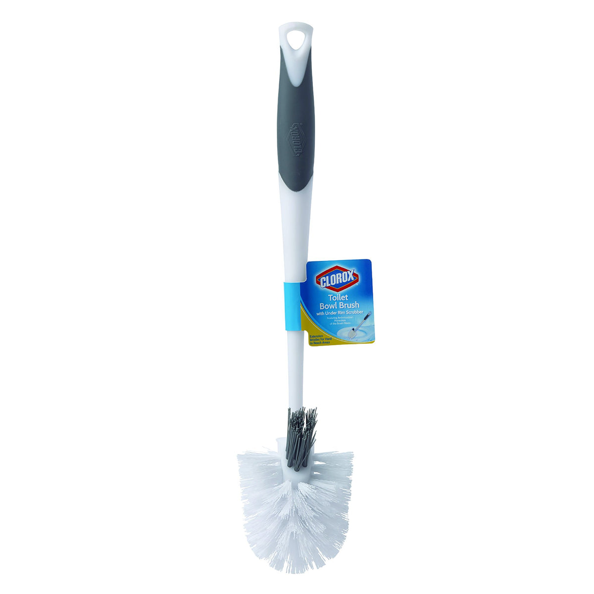 Clorox Toilet Bowl Brush With Under Rim Scrubber