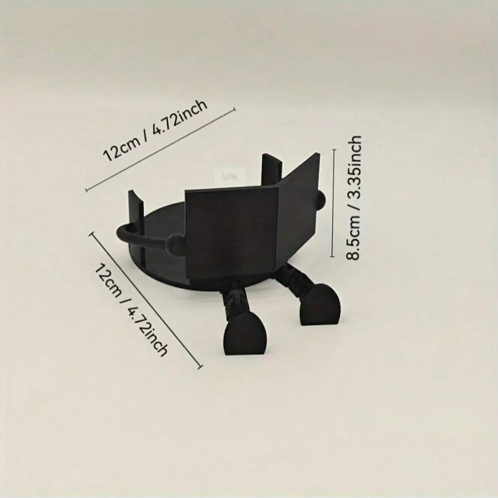 Fun Toilet Paper Holder, An amusing reading toilet paper holder, bathroom roll dispenser that combines practicality and artistry with movable joints. Suitable for any restroom, Funny Toilet Paper Holder