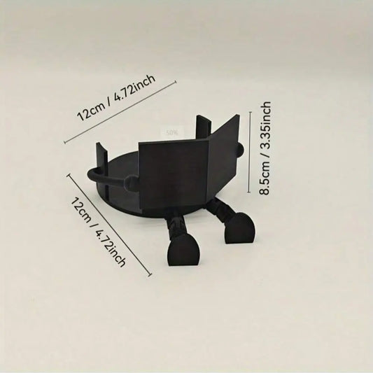 Fun Toilet Paper Holder, An amusing reading toilet paper holder, bathroom roll dispenser that combines practicality and artistry with movable joints. Suitable for any restroom, Funny Toilet Paper Holder