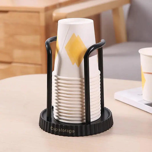 Cup Holder, 1 Count Multifunctional Cup Storage Rack, Disposable Cup Holder, Household Coffee Tea Cup Holder, Home Kitchen Supplies, Dispenser Bin