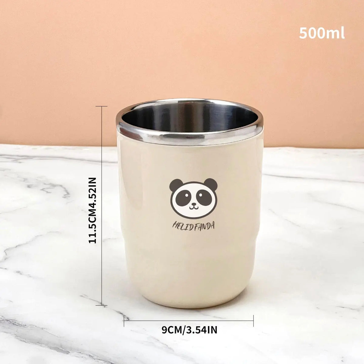 304 Stainless Steel Bathroom Tumbler - Lightweight, Portable, Reusable Cup for Commute Travel, Toothpaste & Toothbrush Storage, Mouthwash Use
