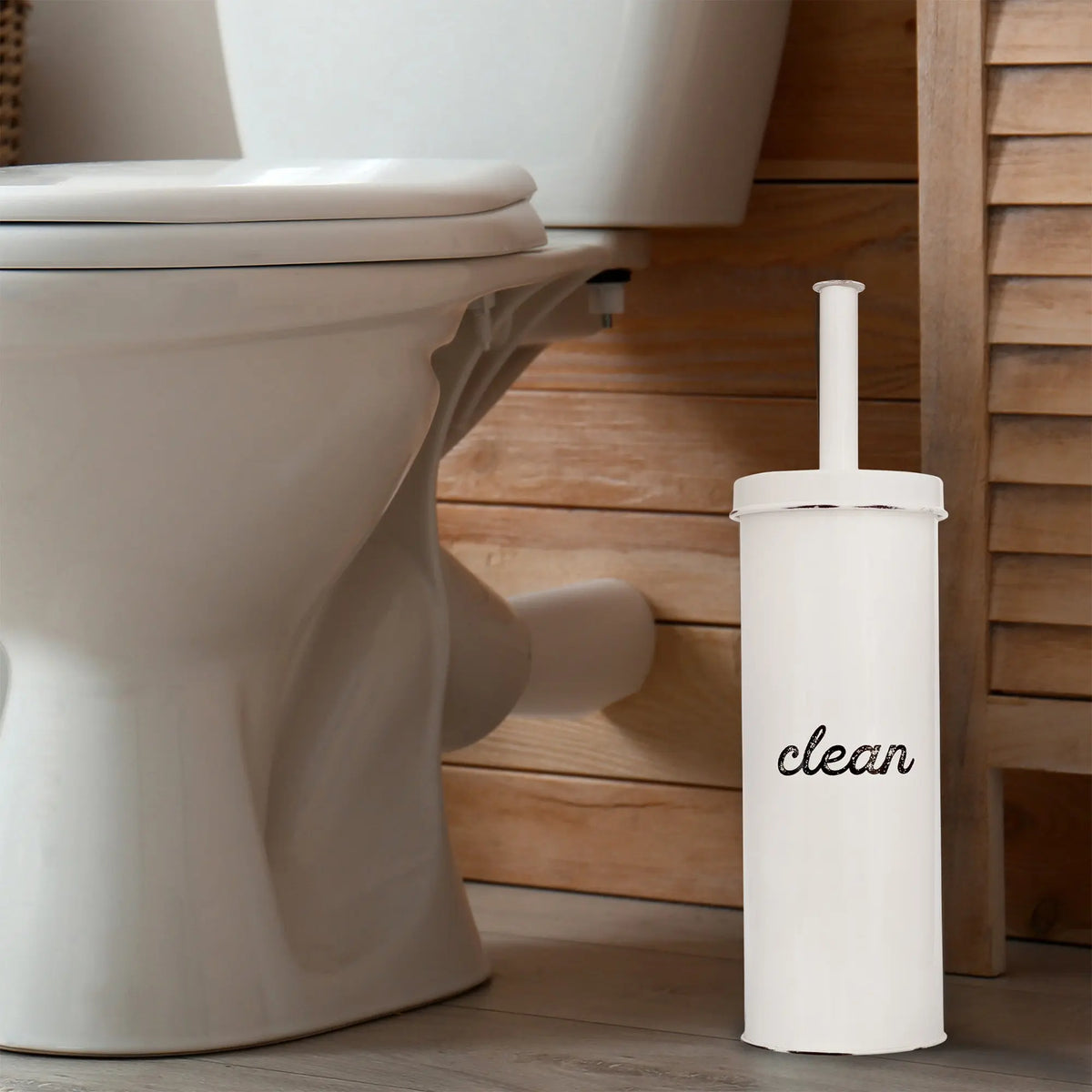 Enamelware Toilet Brush Holder