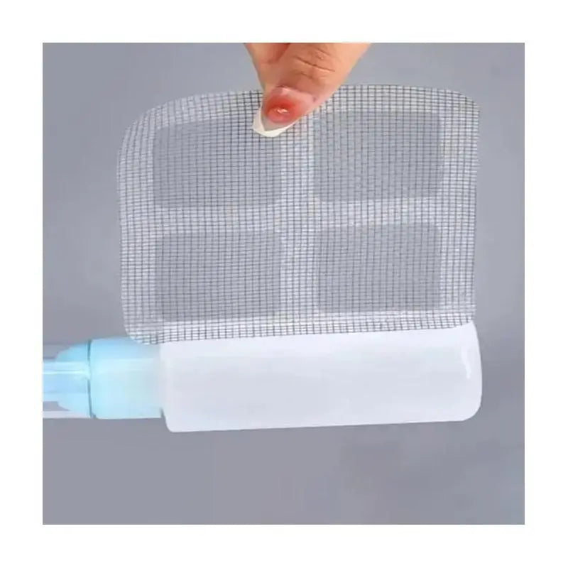 12pcs Premium Flexible Reusable Shower Drain Covers, Practical Sink Strainer Protectors, Durable Mesh Stickers with Waterproof Adhesive Hair Stopper for Bathing Kitchen Room Drain Sticker Drain Cover