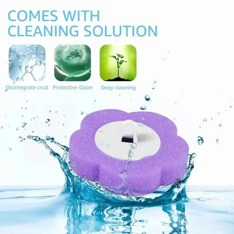 36-Pack Disposable Toilet Brush Replacement Heads, Bulk Multicolor Sponge Refills for Household Toilet Cleaning System, Home Supplies for Daily Bathroom Maintenance