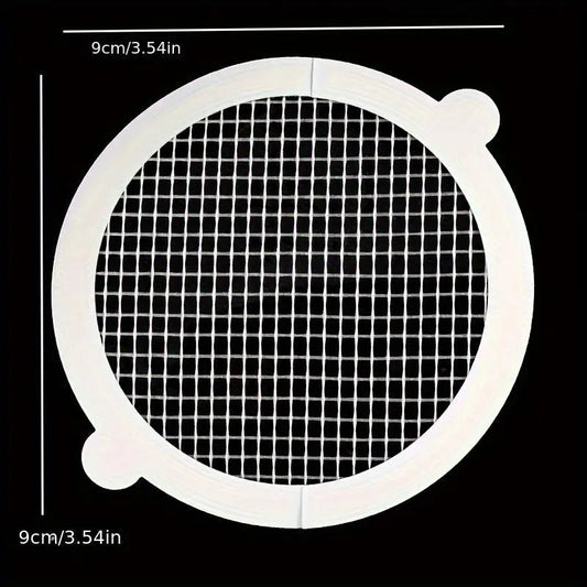 10/20pcs Disposable Shower Drain Hair Catcher Cover Bathroom Sewer Sink Drain Hair Strainer Stopper Bathtubs Mesh Filter Sticker Bathroom Necessities Bathroom Accessory Restroom Accessories