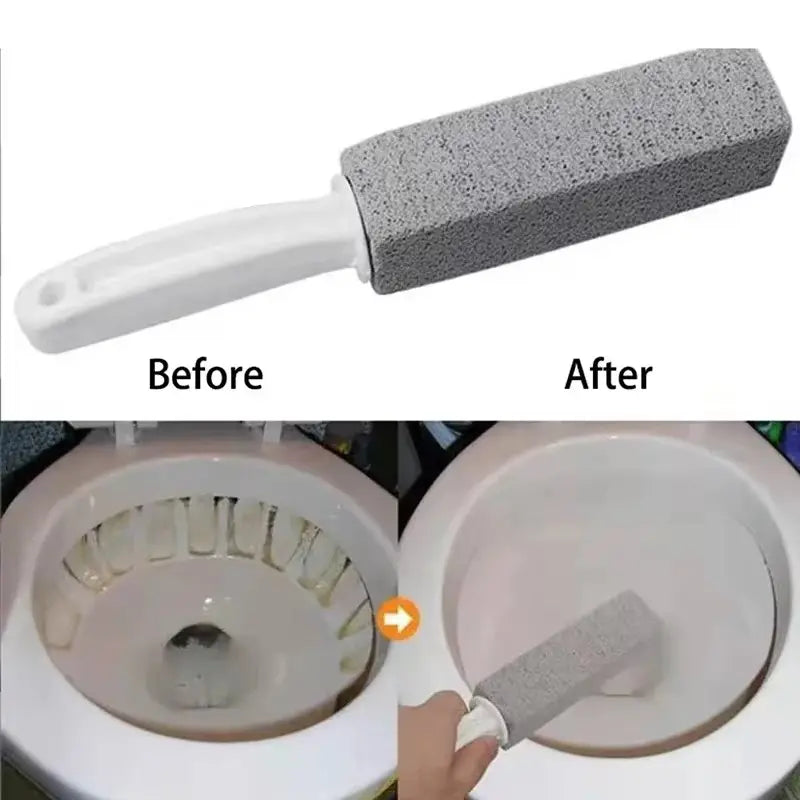 Floating Stone Toilet Cleaner Brush, Multi-Functional Bathroom Ceramic Scrubber, Removes Stubborn Stains, Rust, Water Marks, Home Use