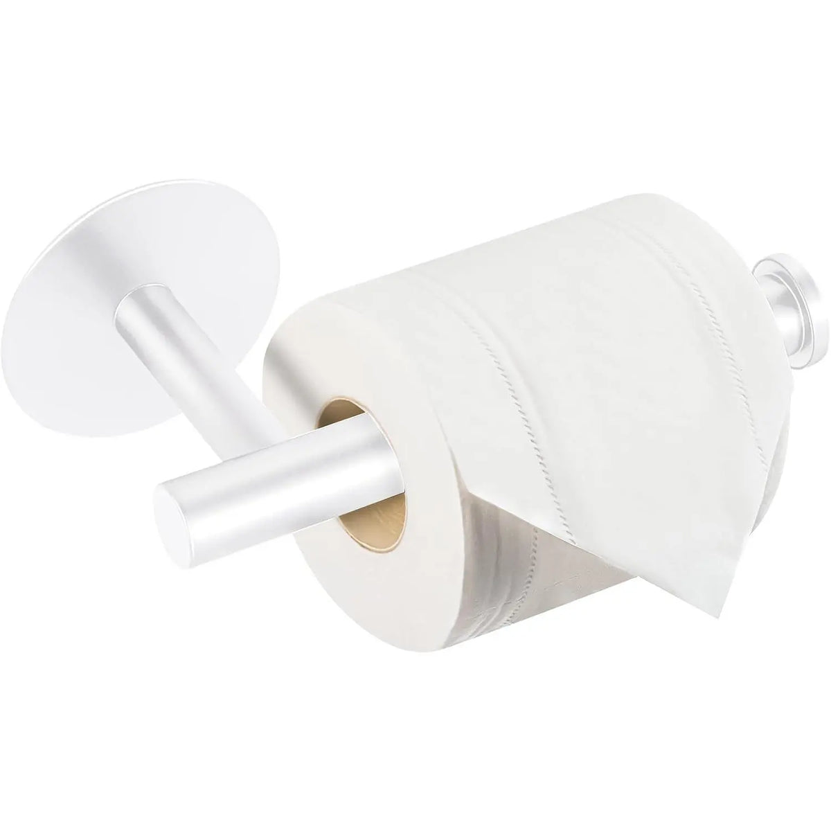 Self Adhesive Toilet Paper Holder, SUS304 Stainless Steel Rustproof Toilet Roll Holder No Drilling Adhesive Toilet Tissue Holder for Bathroom Kitchen (1, Golden)