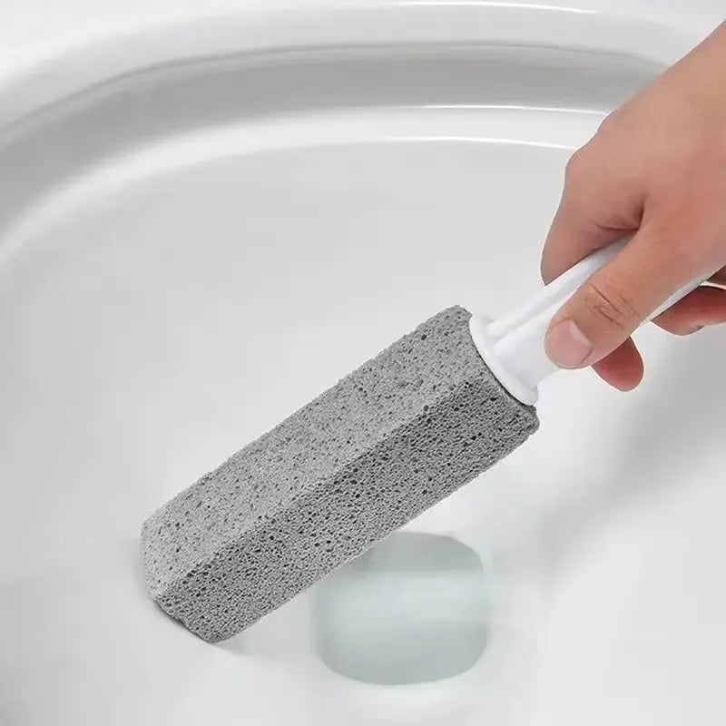 Floating Stone Toilet Cleaner Brush, Multi-Functional Bathroom Ceramic Scrubber, Removes Stubborn Stains, Rust, Water Marks, Home Use