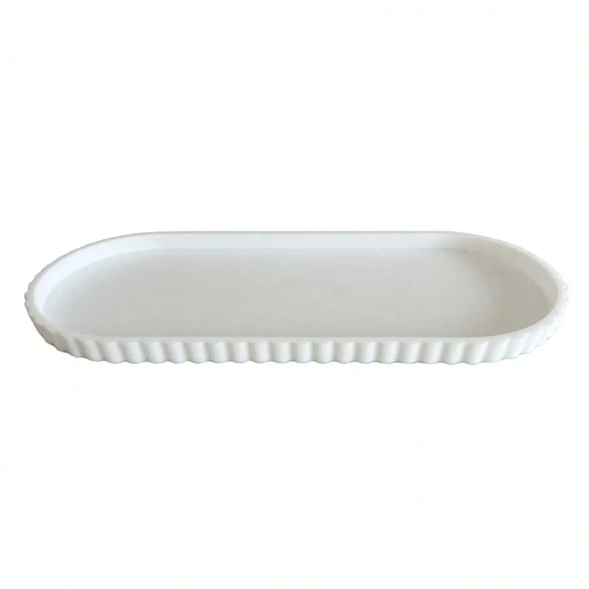 Bathroom Countertop Tray, Silicone Bathroom Countertop Organizer, Kitchen Sink Side Storage Tray, Home Organizer for Bathroom & Kitchen, Bathroom Accessory