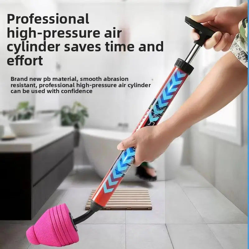 PVC Pressure Plunger - Bathroom Necessities, Easy Drain Bag, One Size, Less Stressful Household Tool, No Plumber Needed, Local CA Ship, Fast US Shipping