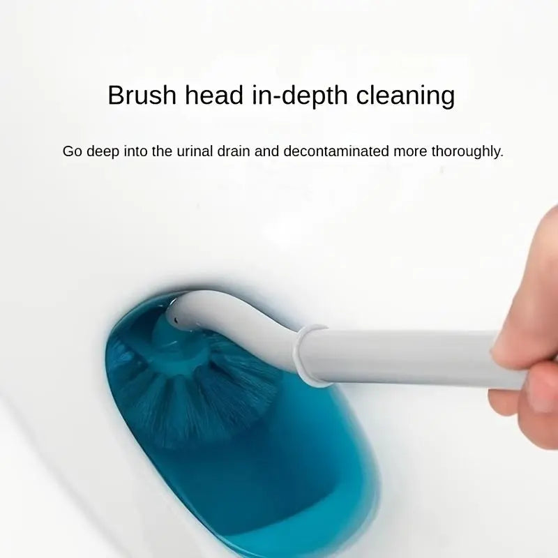 Long Handle Toilet Brush, Toilet Cleaning Brush, Toilet Scrubber Brush, Deep Corner Cleaning Brush for Bathroom and Toilet Groove, Bathroom Cleaning Tool, Bathroom Brush Cleaner