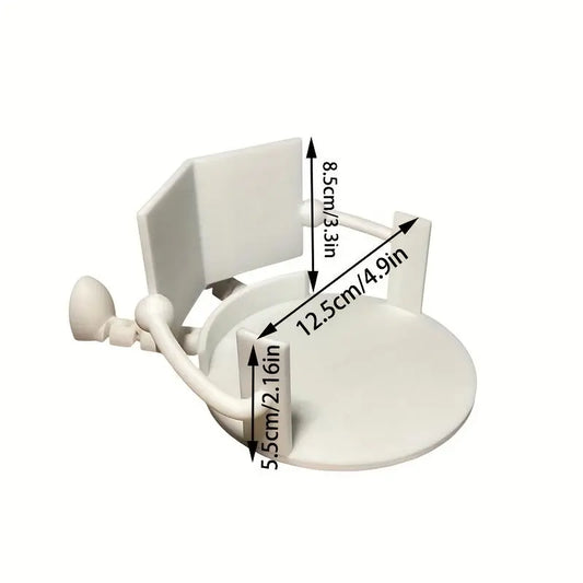 Fun Toilet Paper Holder Dispenser for Bathroom, Toilet Paper Storage, Artistic Design with Movable Joints, Ideal for Home and Office Restrooms, Bathroom Decor, Bathroom Accessory, Tissue Dispenser, Toilet Paper Organizer, Toilet Paper Roll Holder