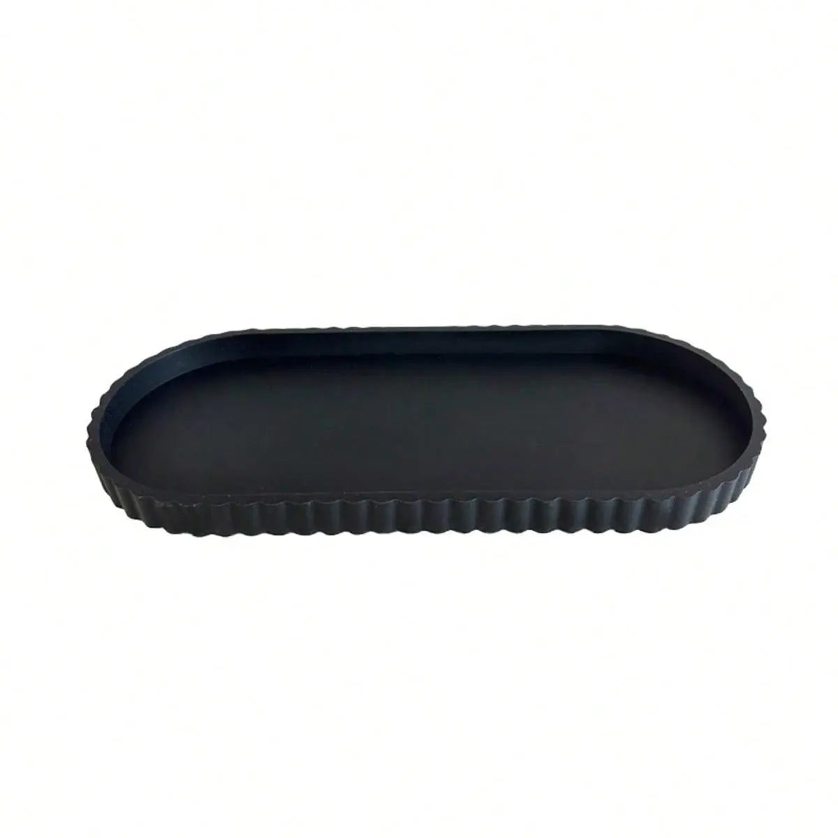 Bathroom Countertop Tray, Silicone Bathroom Countertop Organizer, Kitchen Sink Side Storage Tray, Home Organizer for Bathroom & Kitchen, Bathroom Accessory