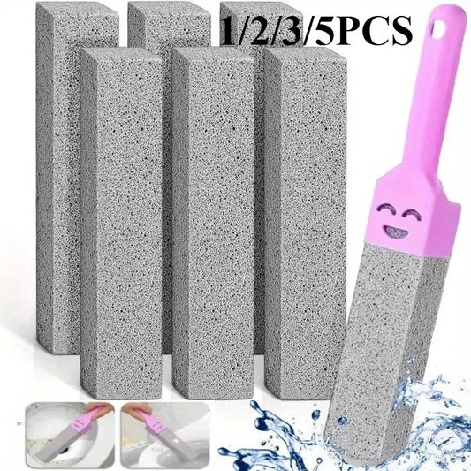 1/2/3/5 PCS Pumice Stone Scrubbing Stick Seat Toilet Limescale Rust Stain Dirt Removal Brush Bathroom Tile Sink Household Washing Tools Bathroom Cleaning Supply