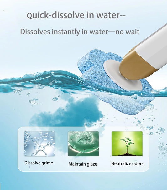 Wall-Mount Disposable Toilet Brush Set - 1 Wand+18 Refills, Space-Saving Holder, Storage Caddy, Toilet Bowl Wand, Bathroom Cleaning Kit for Daily Upkeep