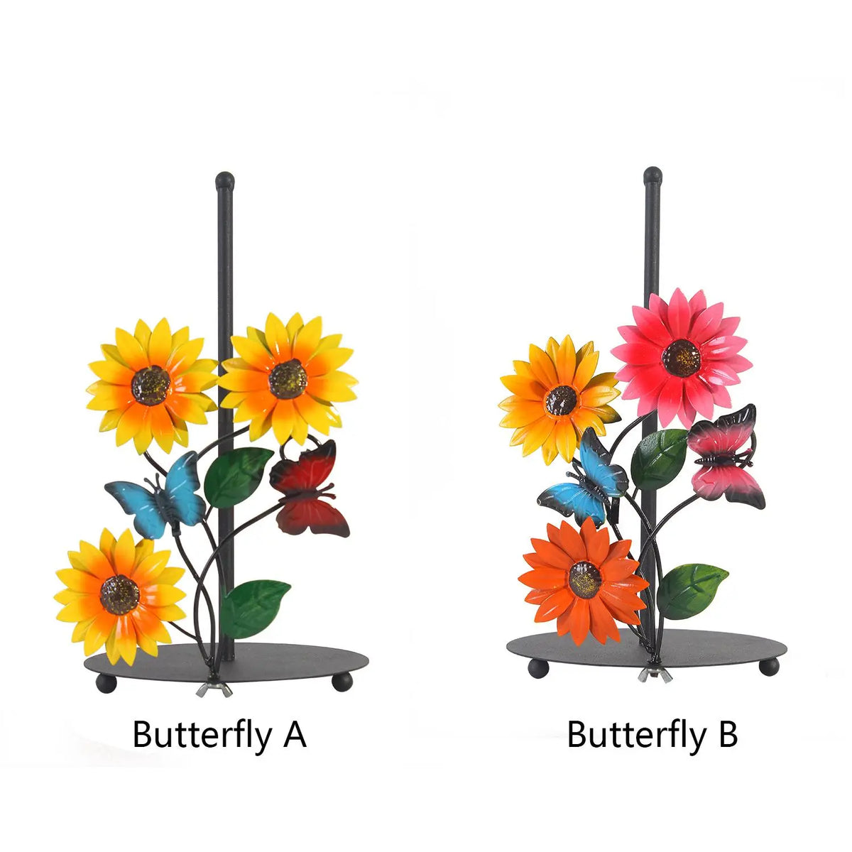 Sunflower Design Bathroom Tissue Holder, 1 Box Metal Tissue Roll Holder, Bathroom Tissue Storage Rack, Home Decor Supplies for Kitchen Bathroom, Organiser, Toilet Paper Holder, Bathroom Organizers, Bathroom Accessories