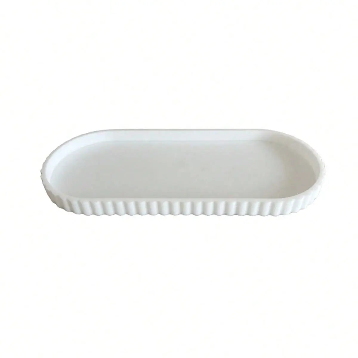 Bathroom Countertop Tray, Silicone Bathroom Countertop Organizer, Kitchen Sink Side Storage Tray, Home Organizer for Bathroom & Kitchen, Bathroom Accessory